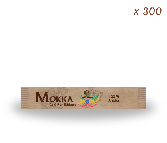 Café Mokka – Ethiopie – 300 sticks - Pure Origine - stick - lyophilisé