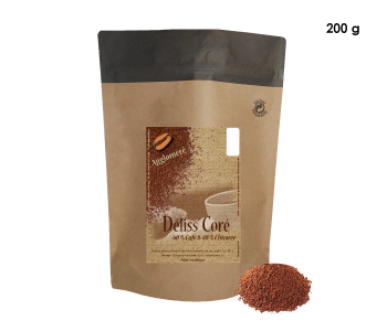 Mélange café - chicorée Deliss'core - Sachet de 200g - Aggloméré